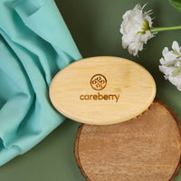 Thumbnail for Careberry Bamboo Bliss Mini Hairbrush - Distacart