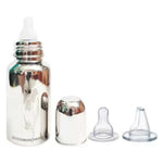 Thumbnail for Goodmunchkins Stainless Steel Feeding Rustfree Bottle with 2 Anti Colic Silicone Nipple For Kids 220 ml - Distacart