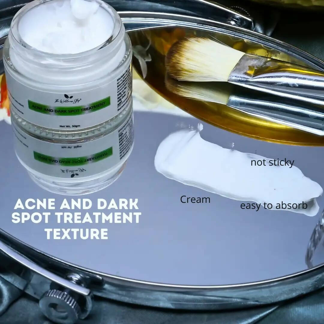 The Wellness Shop Acne and Dark Spot Treatment Cream - Distacart