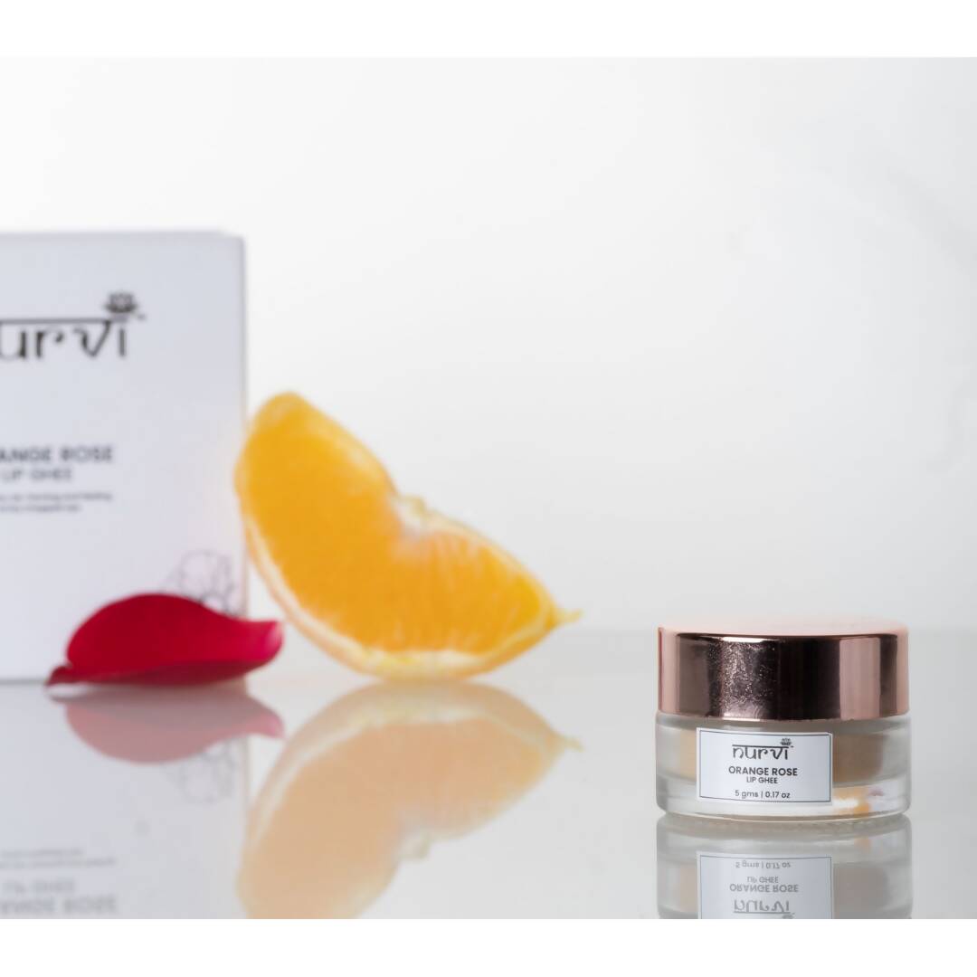 Nurvi Orange Rose Lip Ghee - Distacart
