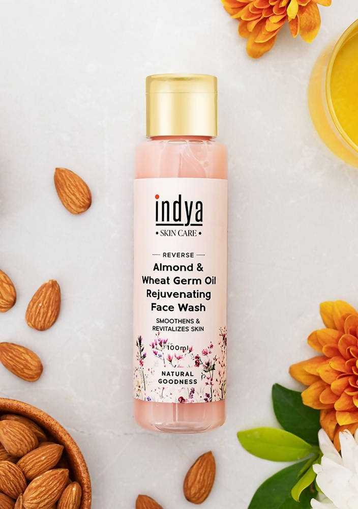 Indya Almond & Wheat Germ Oil Rejuvenating Face Wash Benefits