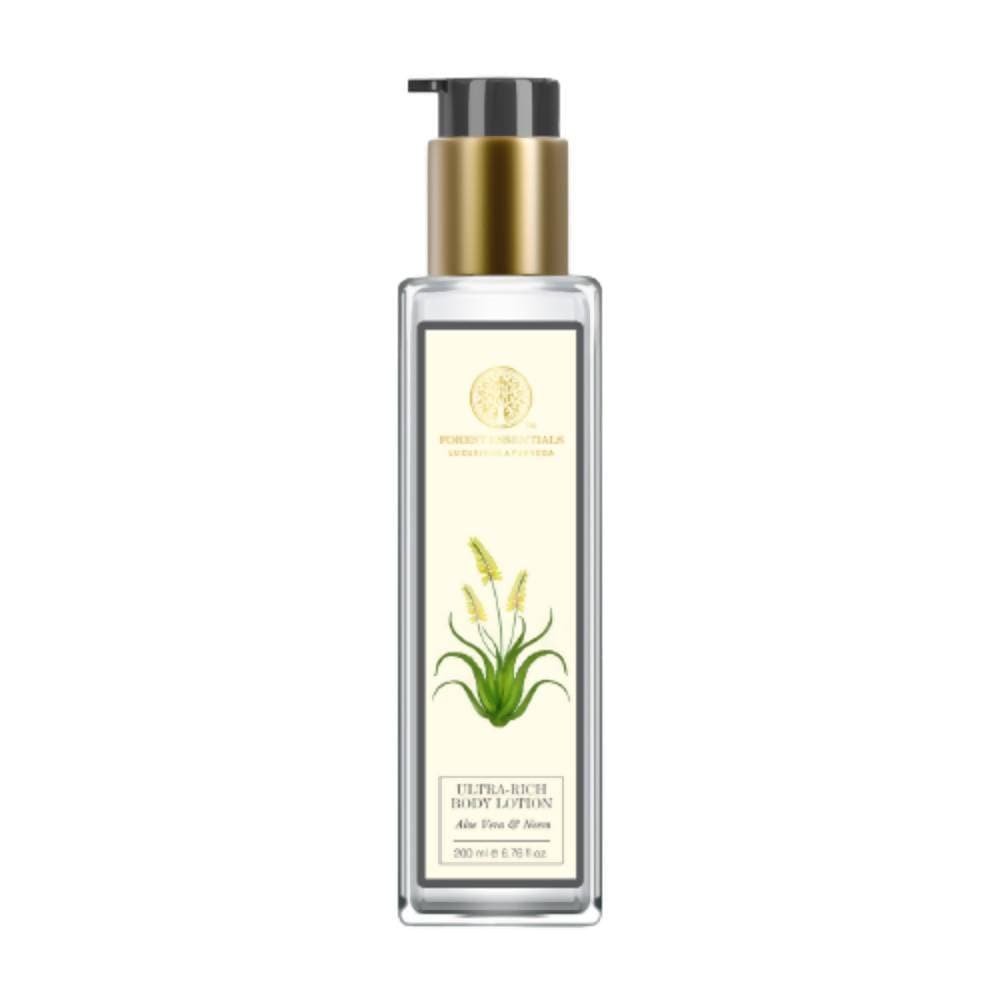 Forest Essentials Aloe Vera & Neem Ultra-Rich Body Lotion - Distacart