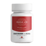 Thumbnail for Charakayu Shatavari + Jeera Tablets