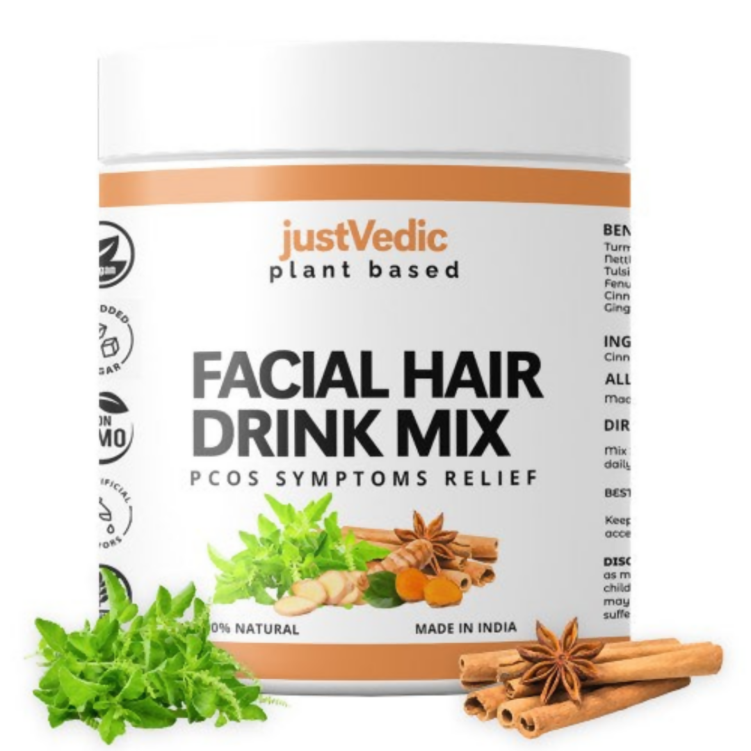 Teacurry JustVedic Facial Hair Drink Mix - Distacart