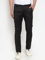 Thumbnail for Jainish Men's Black Solid Formal Trousers ( FGP 253Black ) - Distacart