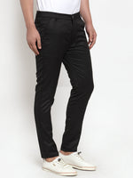 Thumbnail for Jainish Men's Black Solid Formal Trousers ( FGP 253Black ) - Distacart