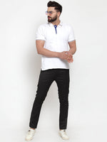 Thumbnail for Jainish Men's Black Solid Formal Trousers ( FGP 253Black ) - Distacart