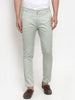 Jainish Men's Green Solid Formal Trousers ( FGP 253Pista ) - Distacart