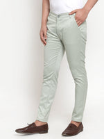 Thumbnail for Jainish Men's Green Solid Formal Trousers ( FGP 253Pista ) - Distacart