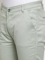 Thumbnail for Jainish Men's Green Solid Formal Trousers ( FGP 253Pista ) - Distacart