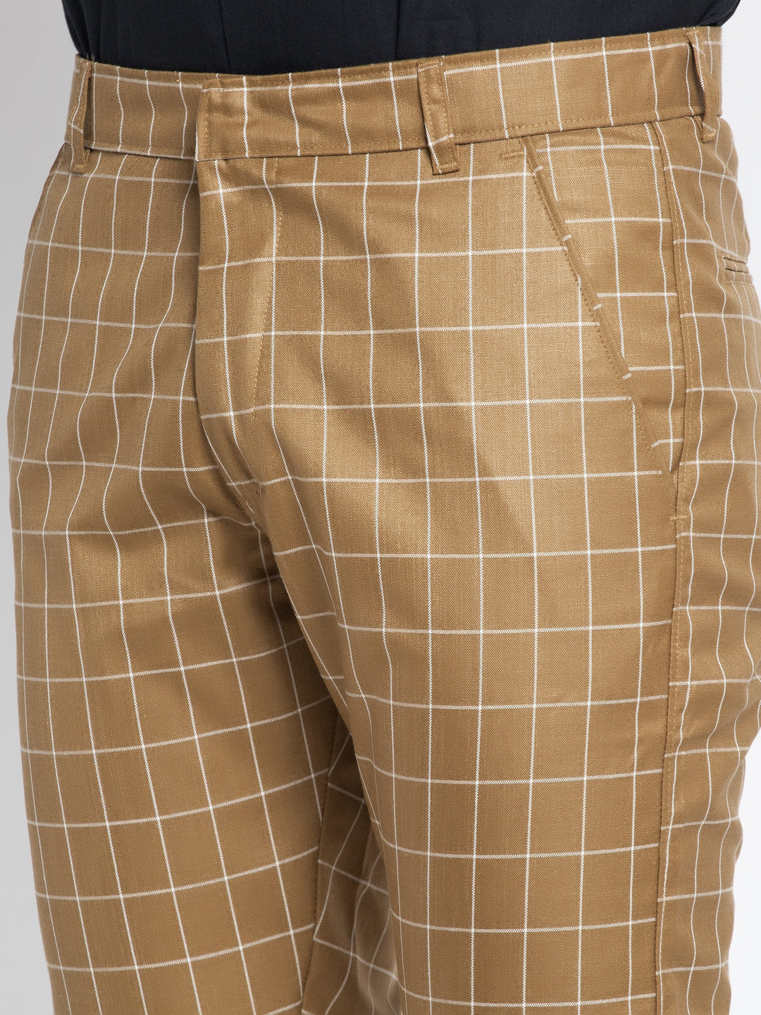 Jainish Men's Brown Formal Trousers ( FGP 260Brown ) - Distacart