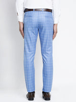 Thumbnail for Jainish Men's Blue Formal Trousers ( FGP 260Light-Blue ) - Distacart