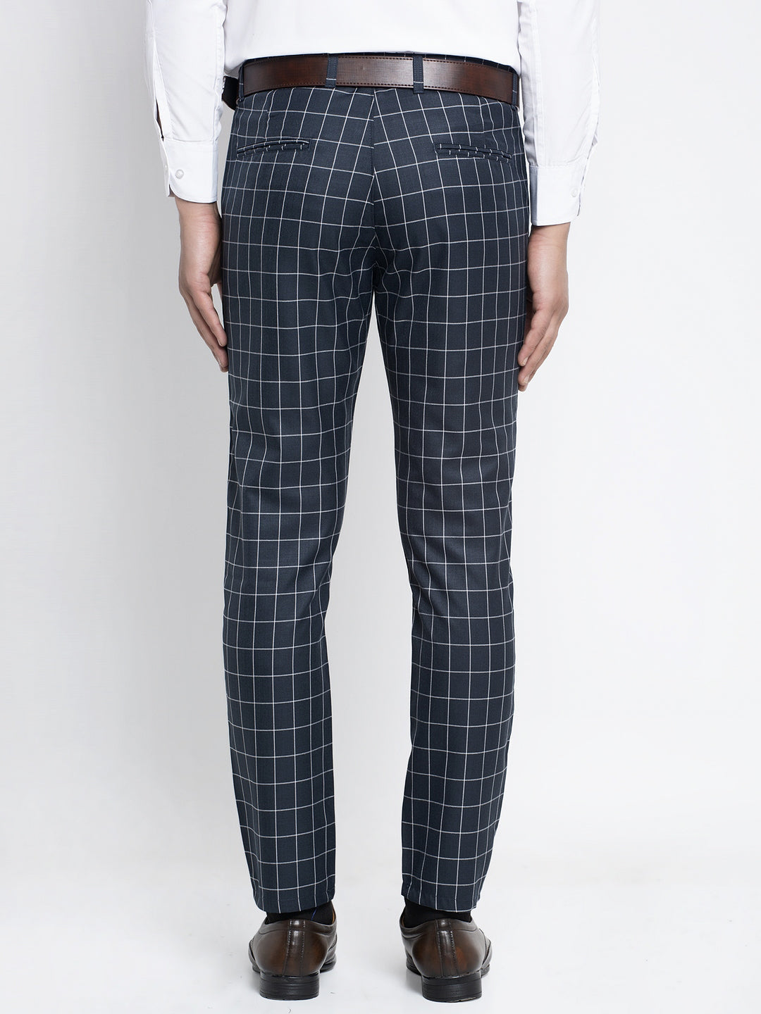 Jainish Men's Navy Formal Trousers ( FGP 260Navy ) - Distacart