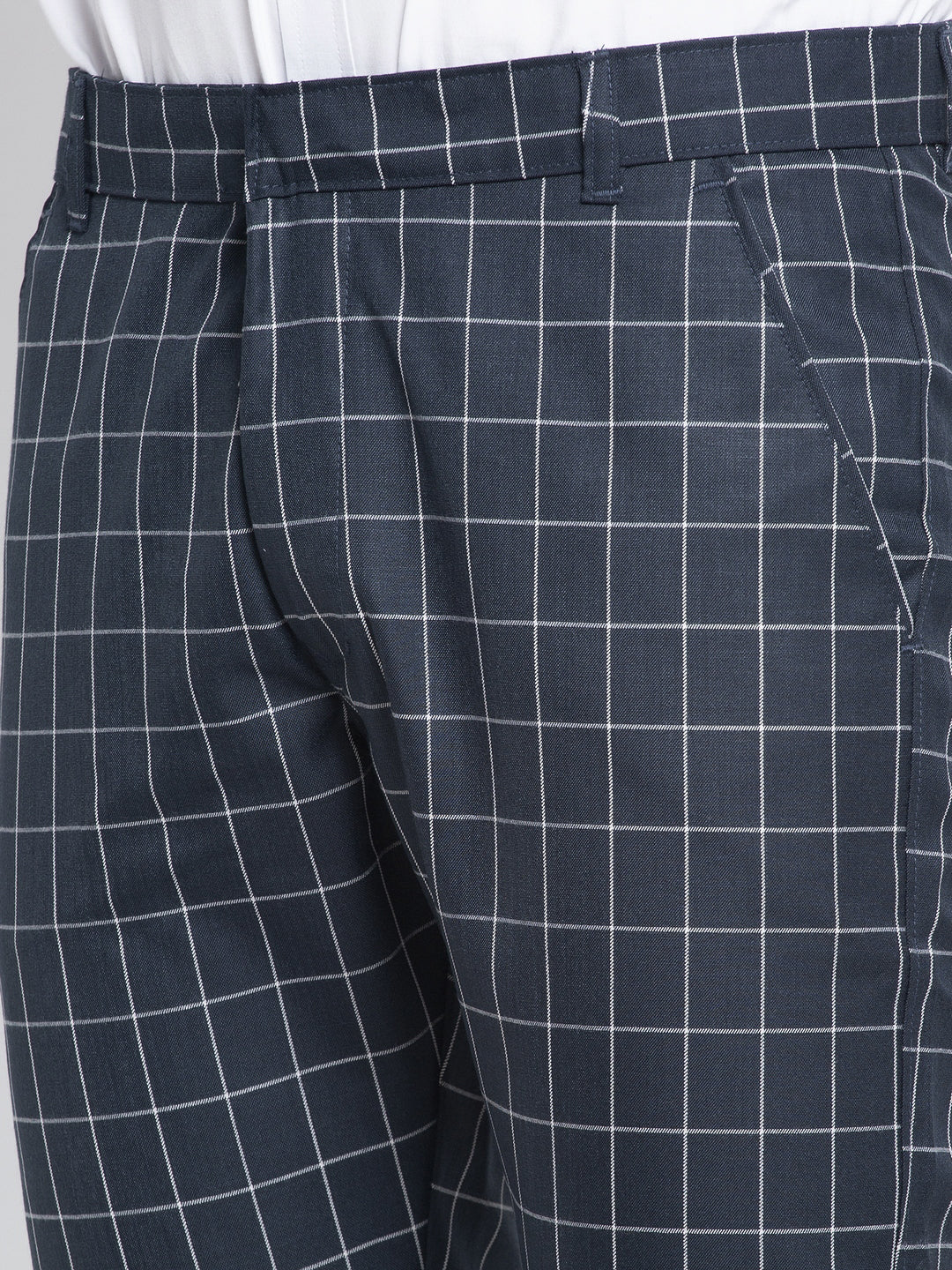 Jainish Men's Navy Formal Trousers ( FGP 260Navy ) - Distacart