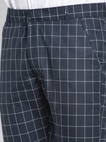 Thumbnail for Jainish Men's Navy Formal Trousers ( FGP 260Navy ) - Distacart