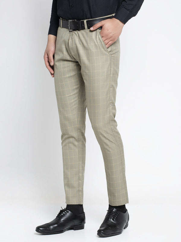 Jainish Men's Green Formal Trousers ( FGP 260Pista ) - Distacart