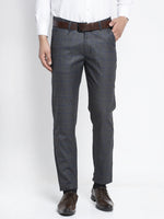 Thumbnail for Jainish Men's Black Formal Trousers ( FGP 261Black ) - Distacart