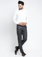 Thumbnail for Jainish Men's Black Formal Trousers ( FGP 261Black ) - Distacart