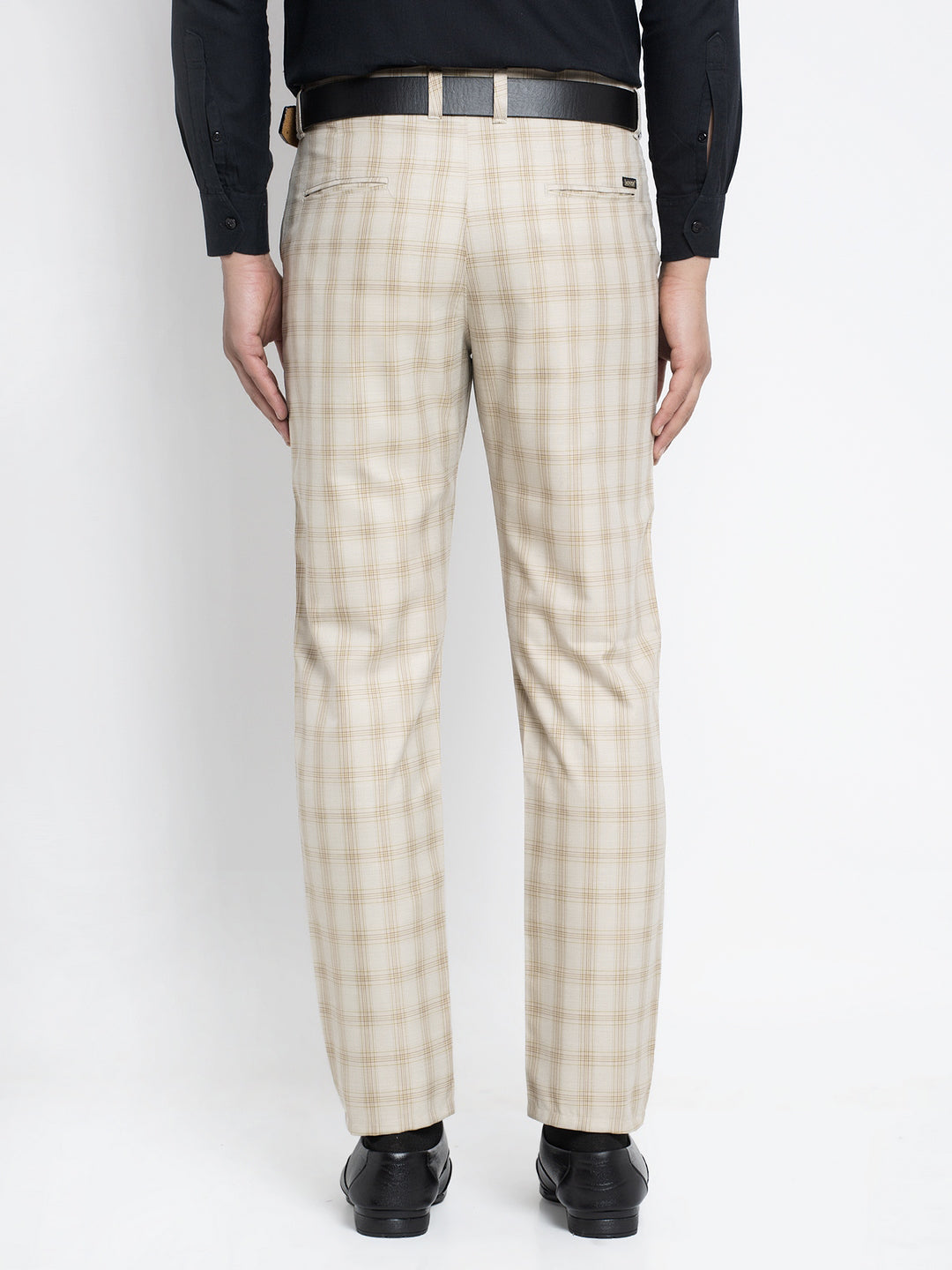 Jainish Men's Cream Formal Trousers ( FGP 261Cream ) - Distacart