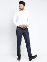 Thumbnail for Jainish Men's Black Formal Trousers ( FGP 263Charcoal ) - Distacart