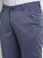 Thumbnail for Jainish Men's Blue Cotton Solid Formal Trousers ( FGP 265Navy ) - Distacart
