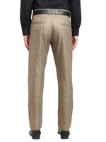 Thumbnail for Jainish Men's Brown Cotton Checked Formal Trousers ( FGP 267Dark-Brown ) - Distacart