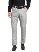 Thumbnail for Jainish Men's Grey Cotton Solid Formal Trousers ( FGP 268Grey ) - Distacart
