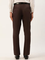 Thumbnail for Jainish Men's Coffee Checked Formal Trousers ( FGP 270 Coffee ) - Distacart