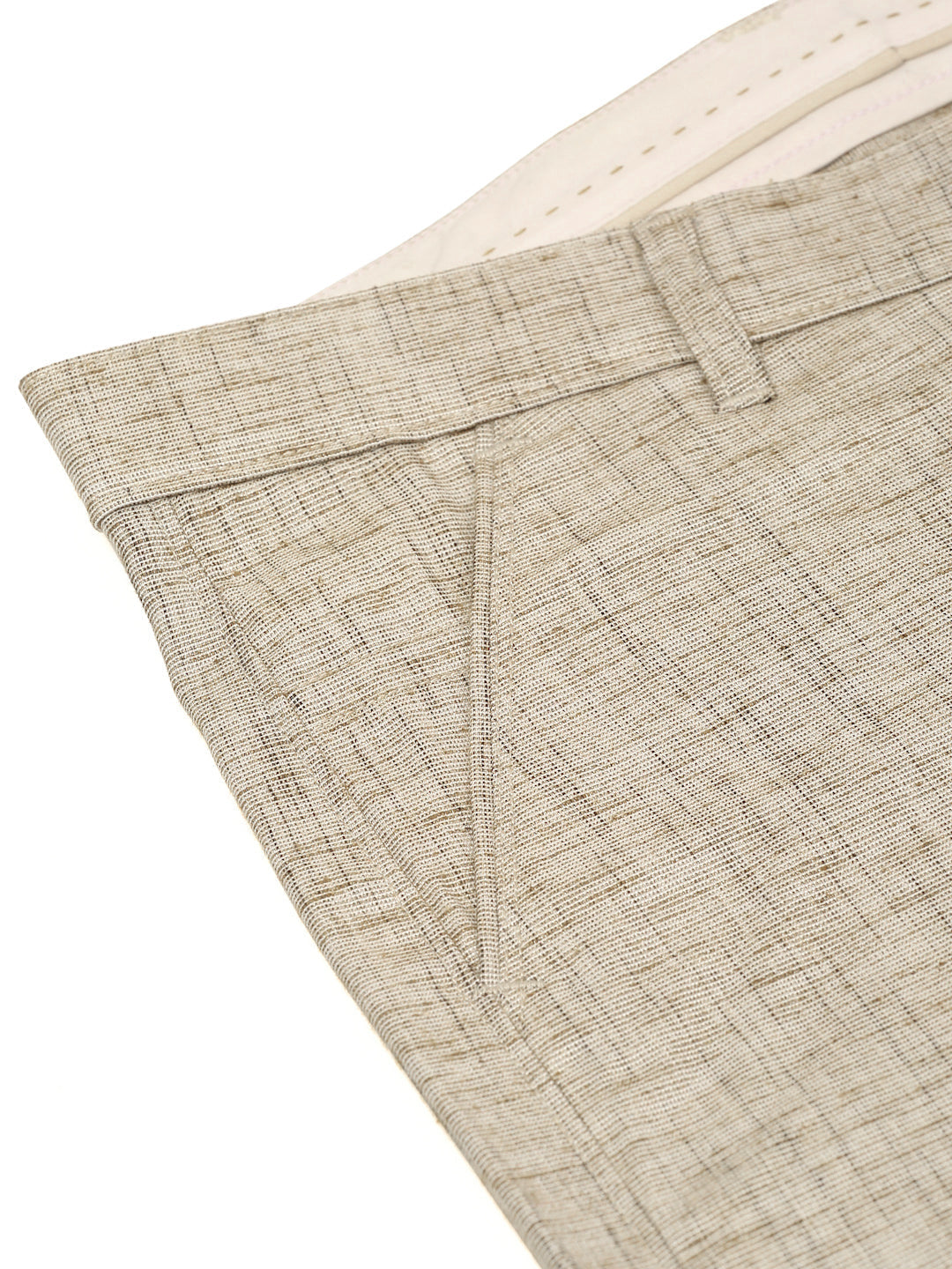 Jainish Men's Beige Linan Cotton Formal Trousers ( FGP 273 Beige ) - Distacart