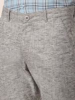 Thumbnail for Jainish Men's Grey Linan Cotton Formal Trousers ( FGP 273 Grey ) - Distacart