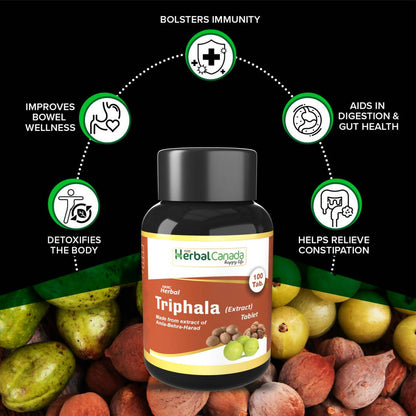 Herbal Canada Triphala Extract Tablets - Distacart