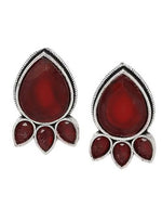 Thumbnail for Teardrop Shaped Studs Earrings for Women & Girls By House of Ree - Distacart