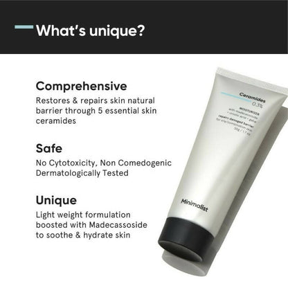 Minimalist 0.3% Ceramide Barrier Repair Moisturizing Cream - Distacart