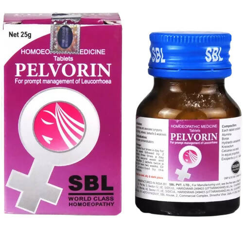 SBL Homeopathy Pelvorin Tablets - Distacart
