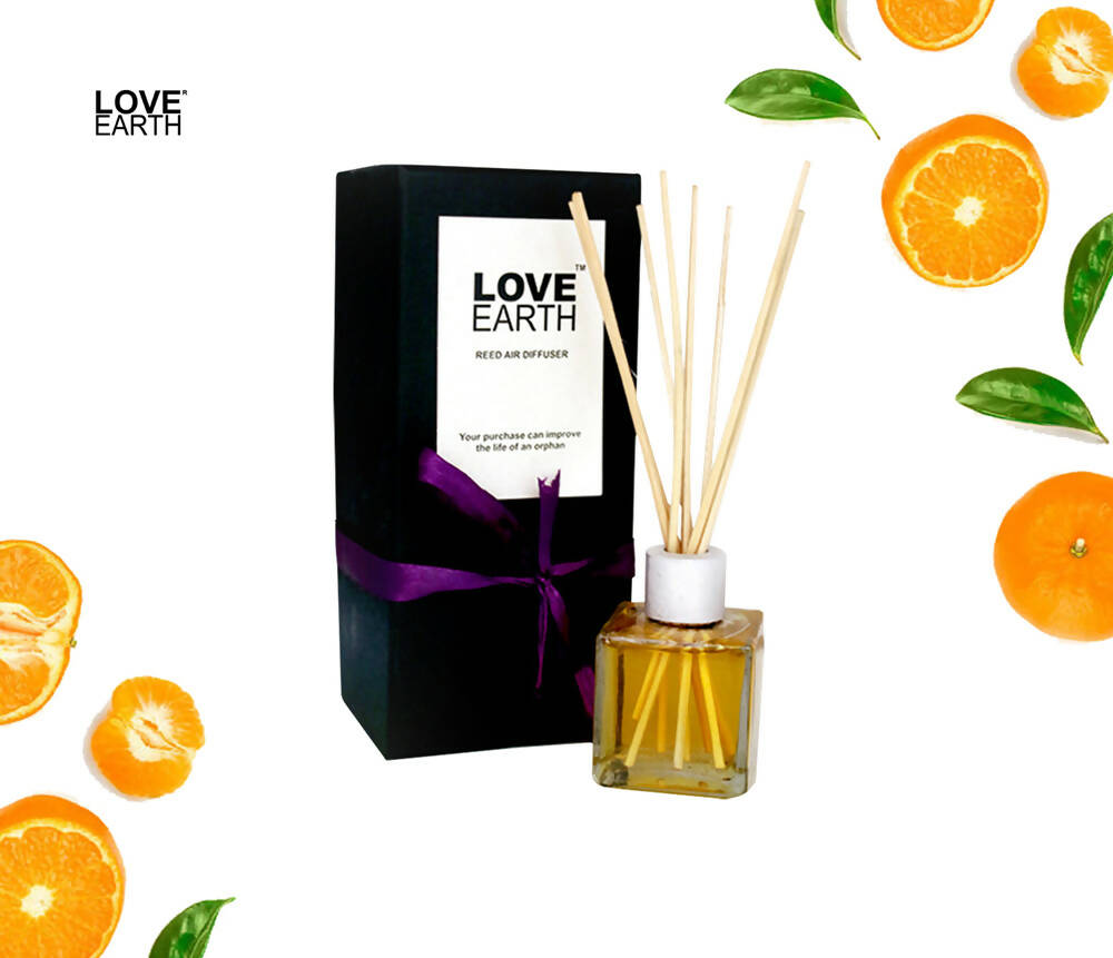 Love Earth Reed Diffuser- Tangerine - Distacart