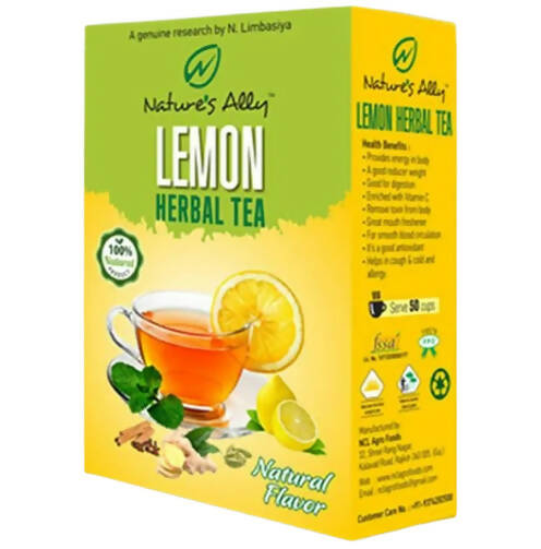 Natures Ally Lemon Herbal Tea - Distacart