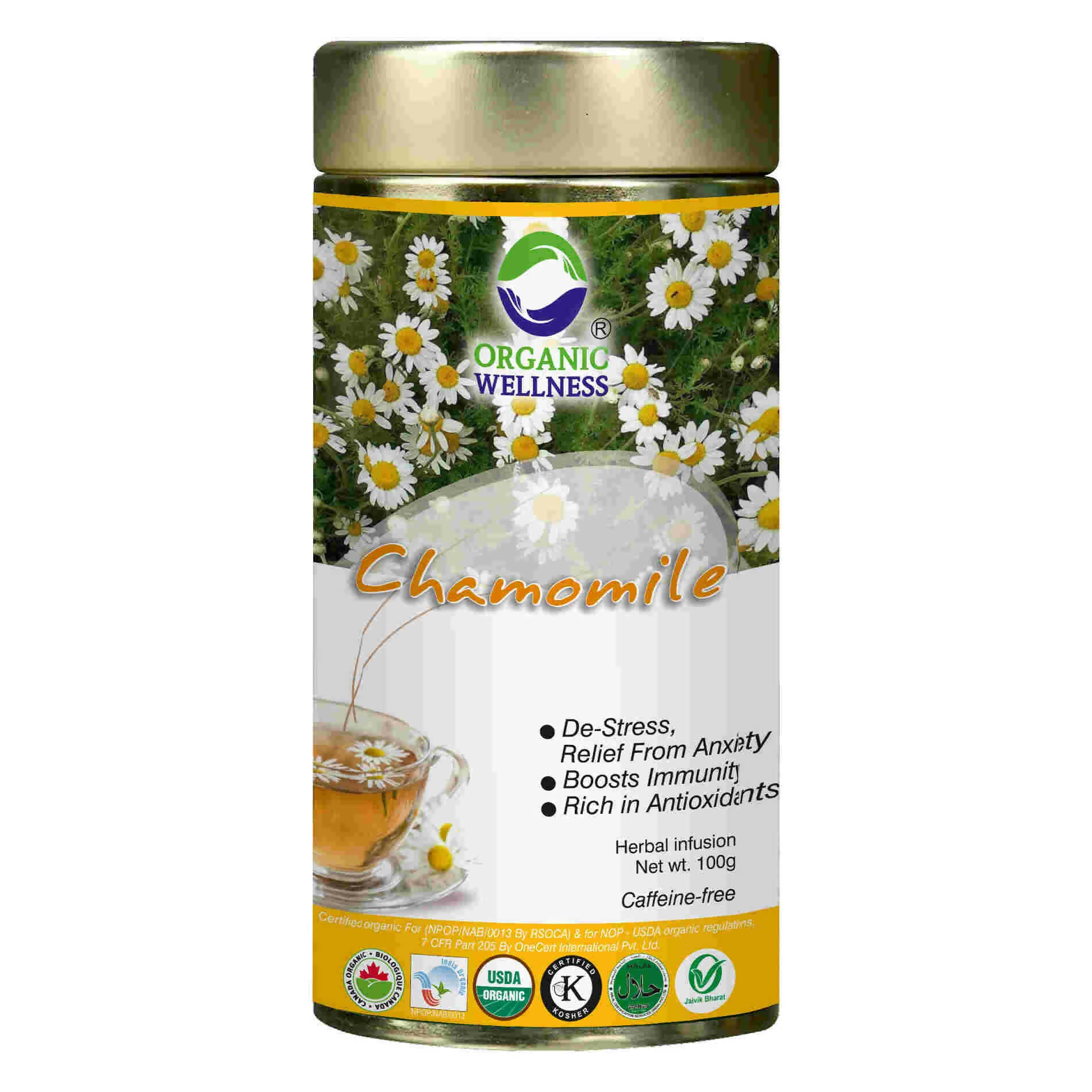 Organic Wellness Blossom Chamomile Tin Pack - Distacart