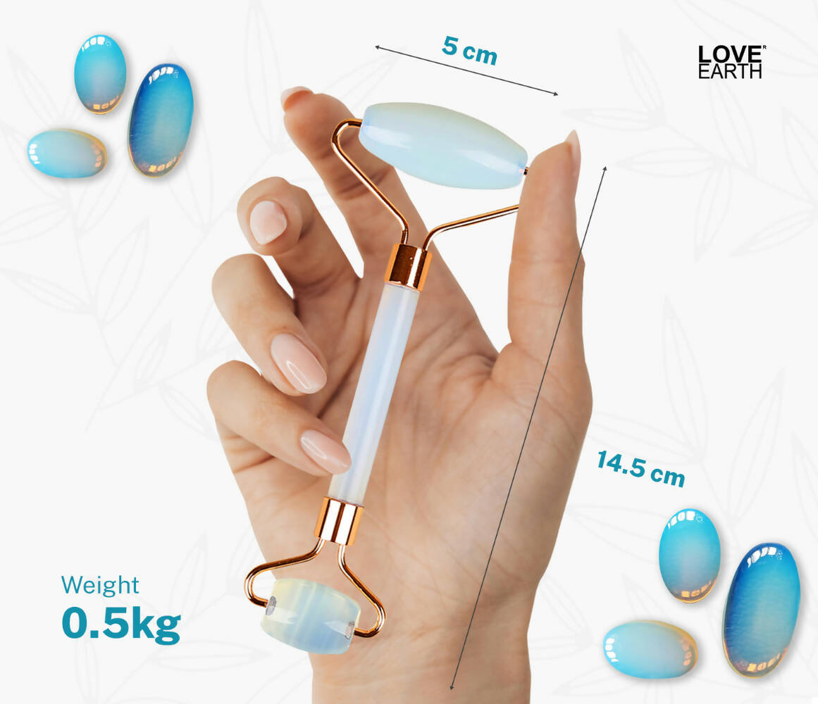 Love Earth Opalite Face Roller - Distacart