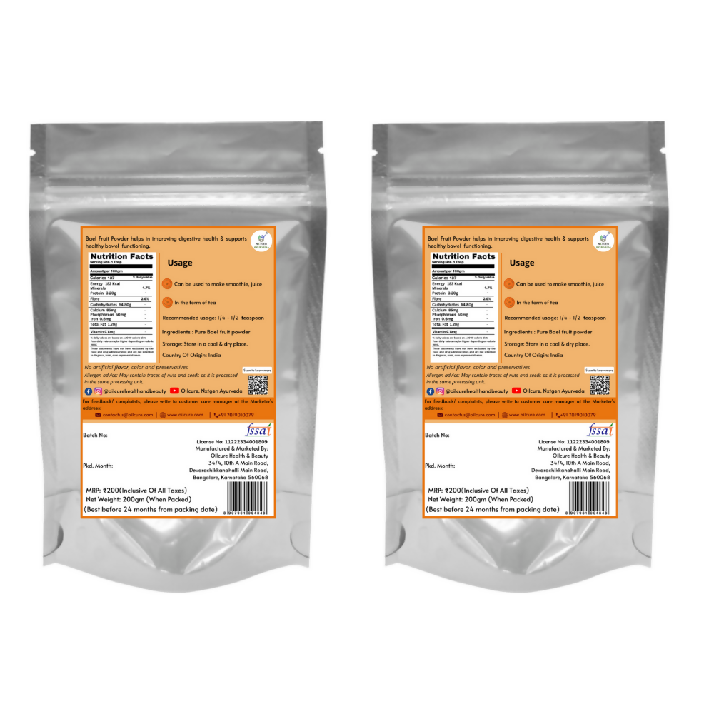 Nxtgen Ayurveda Bael Fruit Powder - Distacart