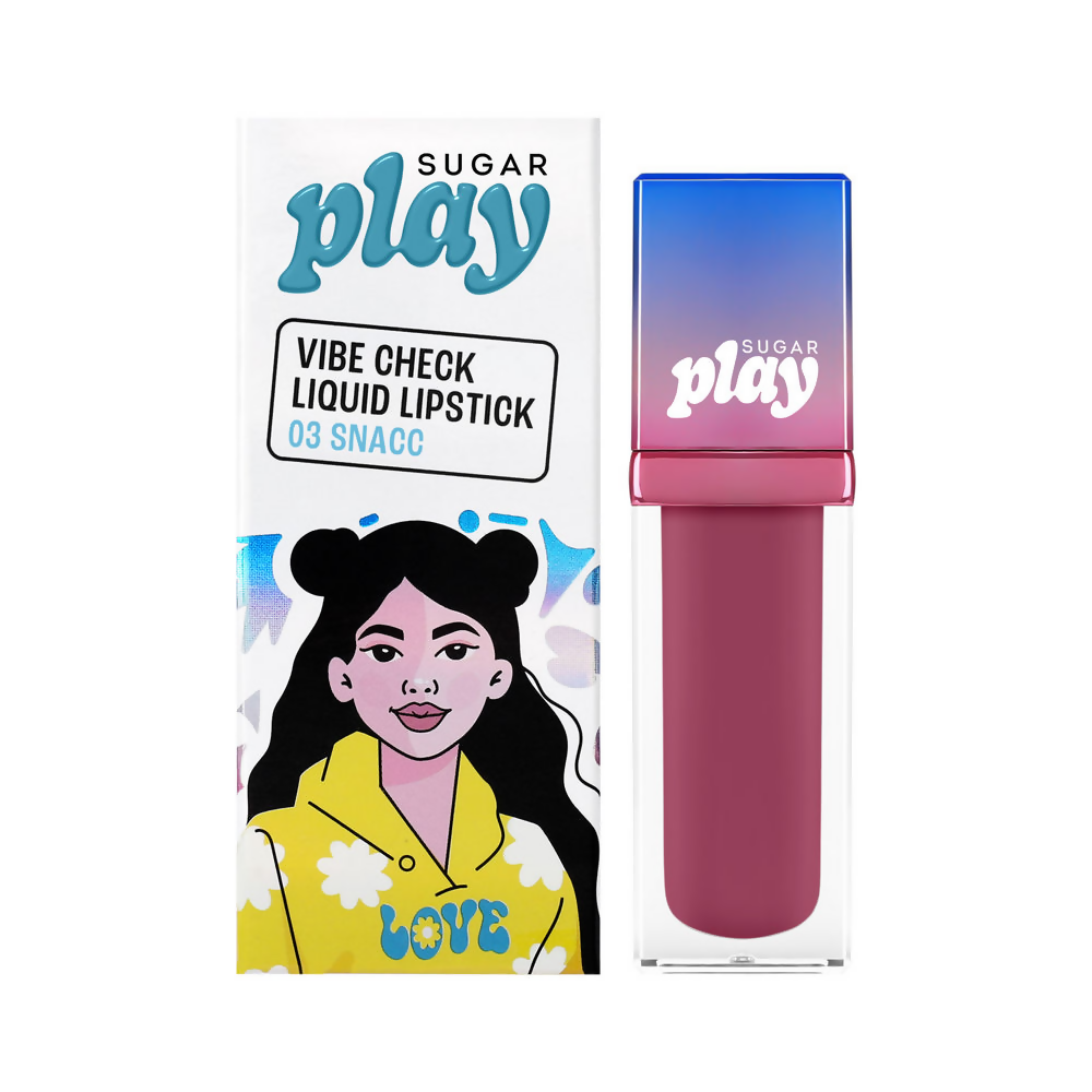 Sugar Play Vibe Check Liquid Lipstick - 03 Snacc - Distacart