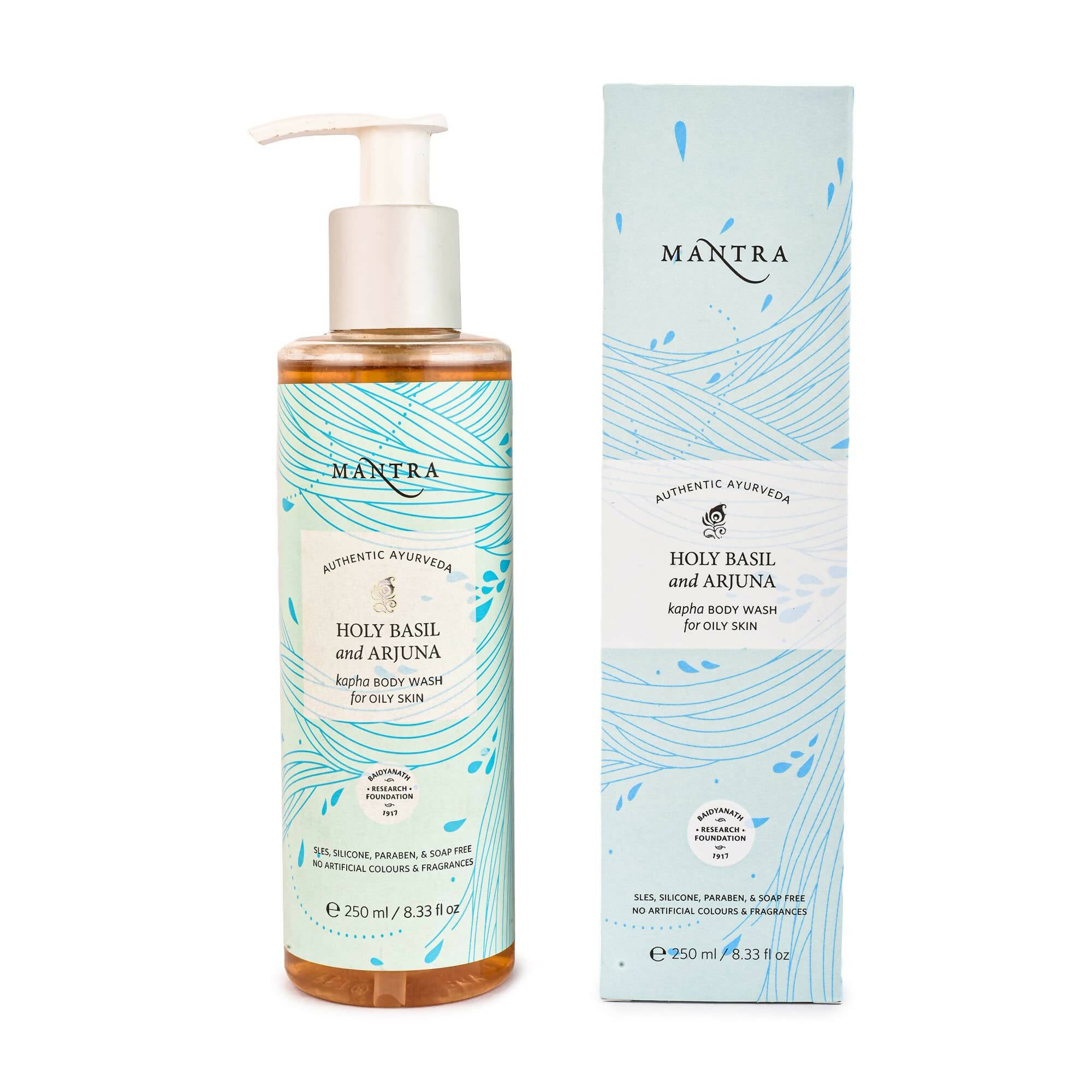 Mantra Herbal Holy Basil and Arjuna Kapha Body Wash For Oily Skin - Distacart