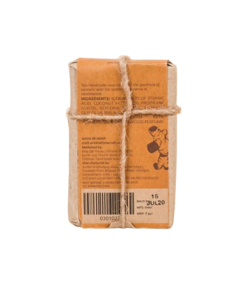 Isha Life Sandal & Turmeric Soap - Distacart