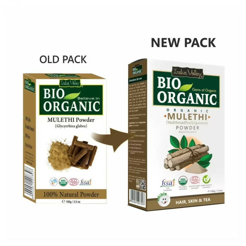 Indus Valley Bio Organic 100% Natural Mulethi Powder - Distacart