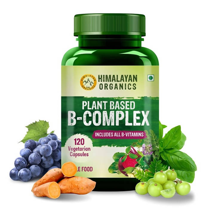 Himalayan Organics Plant Based B-Complex Includes All B-Vitamins Whole Food Online