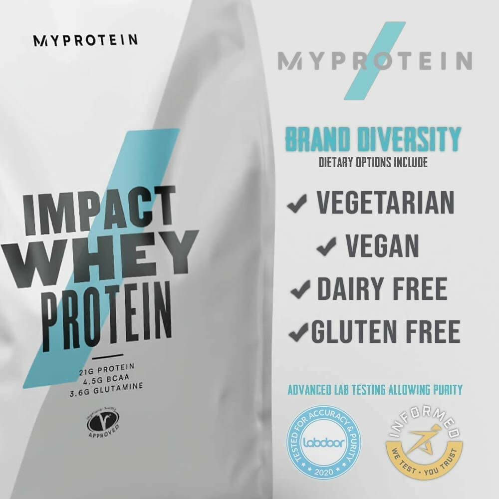 Myprotein Impact Whey Protein Powder - Thandai Flavor - Distacart