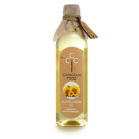 Thumbnail for Conscious Food Organic Sunflower Cold Pressed Oil
