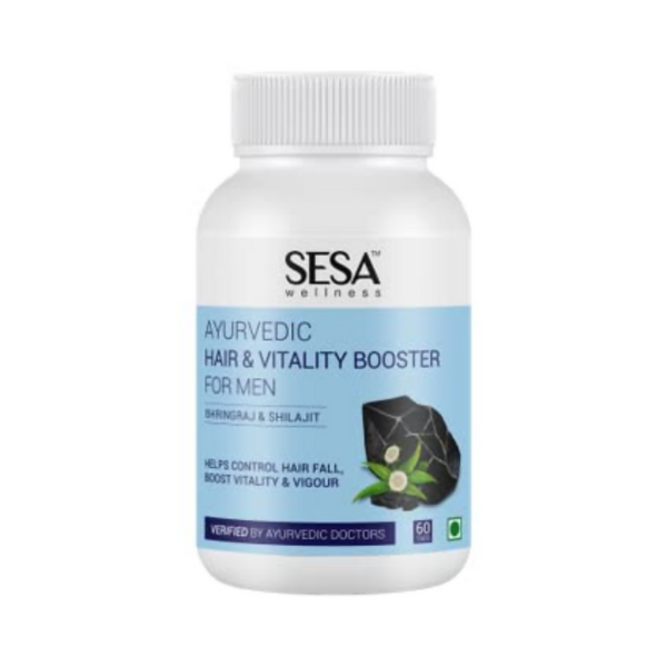 Sesa Ayurvedic Hair Vitality Booster Tablets For Men - Distacart