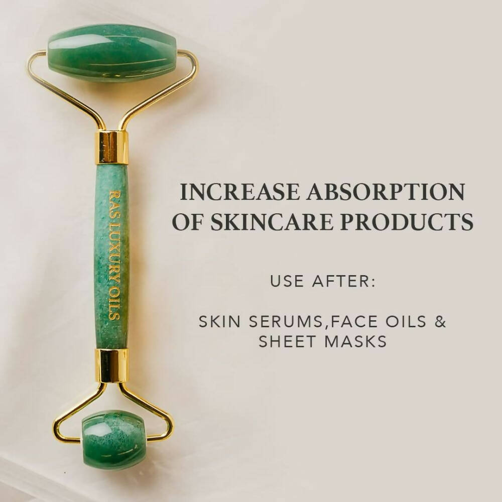 Ras Luxury Oils Jade Facial Roller - Distacart