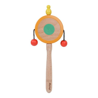 Matoyi Wooden Baby Flat Disk Rattle - Distacart