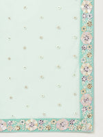 Thumbnail for House of Panchhi Teal Georgette heavy Sequinse embroidery Lehenga choli & Dupatta - Distacart